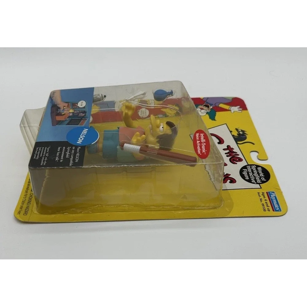 THE SIMPSONS WORLD OF SPRINGFIELD NELSON FIGURE PLAYMATES NIP